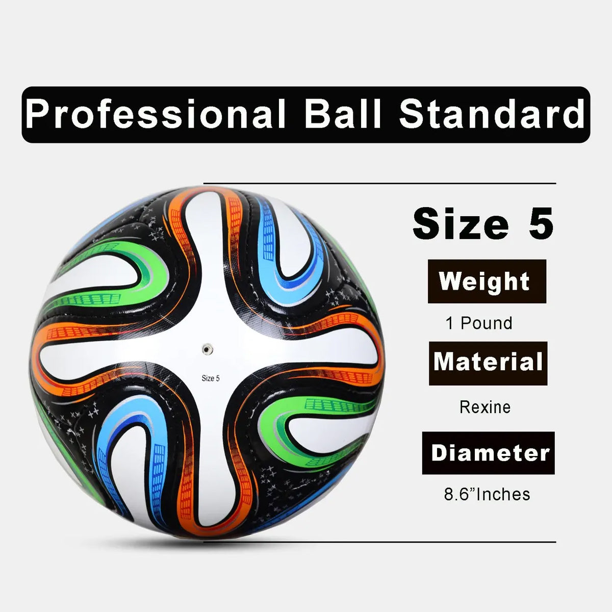 Handmade World Cup 2014 Soccer Ball Size 5 Football