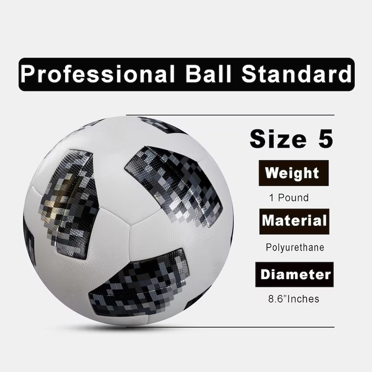 World Cup 2018 Soccer Ball Size 5 Official Russia Match Football