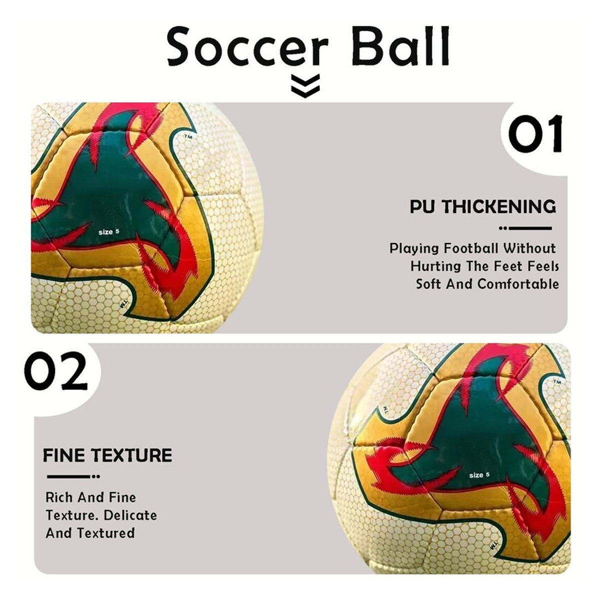 World Cup 2002 Soccer Ball Handmate Size 5 Match Football